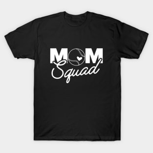 Softball / Baseball mom squad T-Shirt